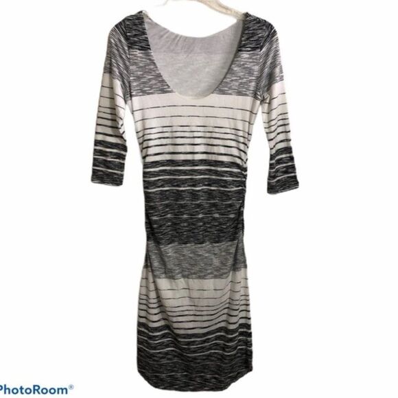Athleta Striped Pima Cotton Midi Athletic Dress - Picture 3 of 13